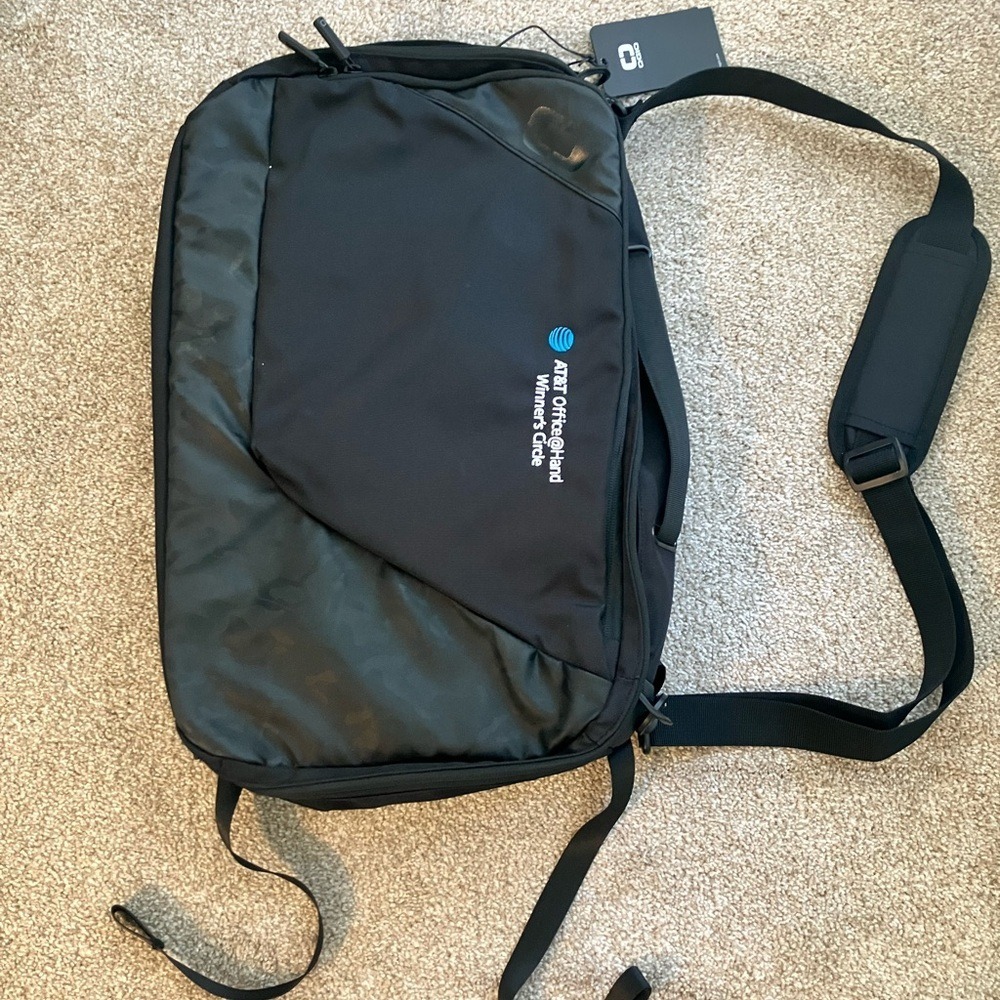 OGIO Black Laptop‎ Backpack Shoulder Messenger Computer Bag Office Workwear NWT